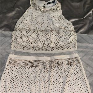 Two piece diamond set